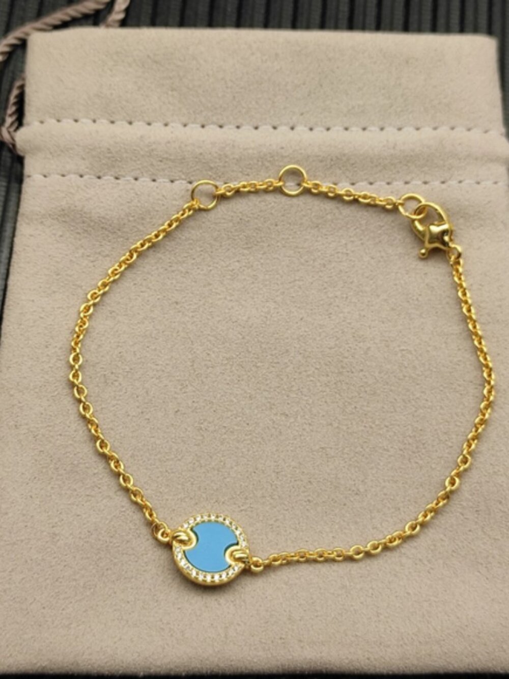 David Yurman Gold Chain Bracelet - Picture 2 of 3